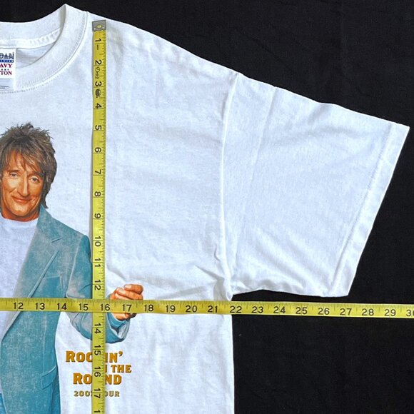 Vintage Rod Stewart "Rockin' In The Round" 2007 Tour Event Tee - Picture 7 of 8